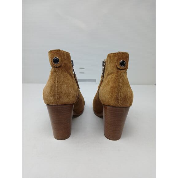 Rag & Bone Margot Suede Boots Shoes Tan Camel US 6 EU 36.5 - Picture 6 of 12